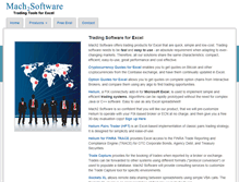 Tablet Screenshot of mach2software.com